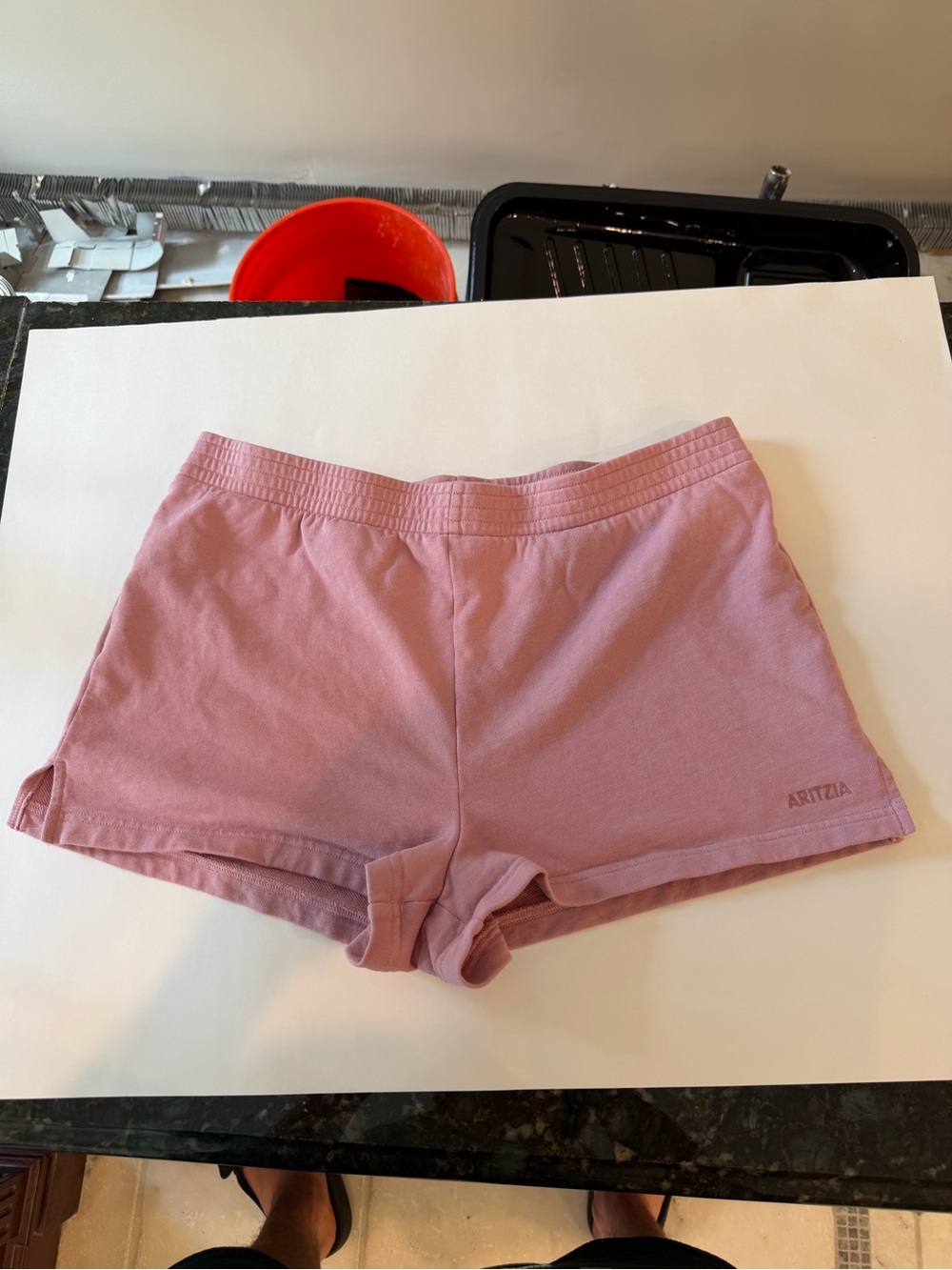 Aritzia Mauve Pink Athletic Lounge Shorts